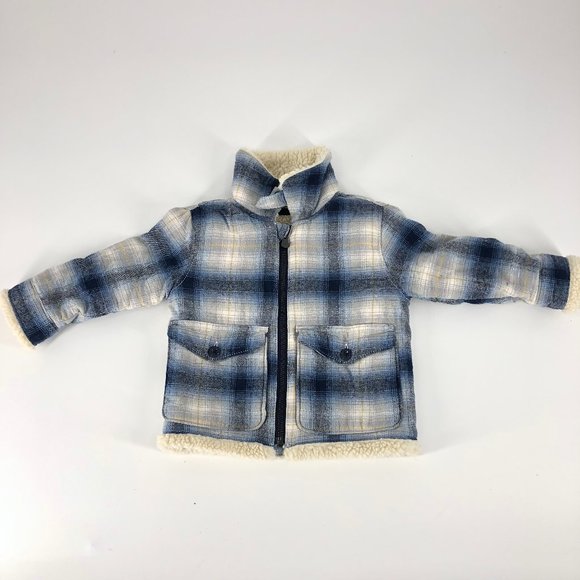 baby plaid jacket